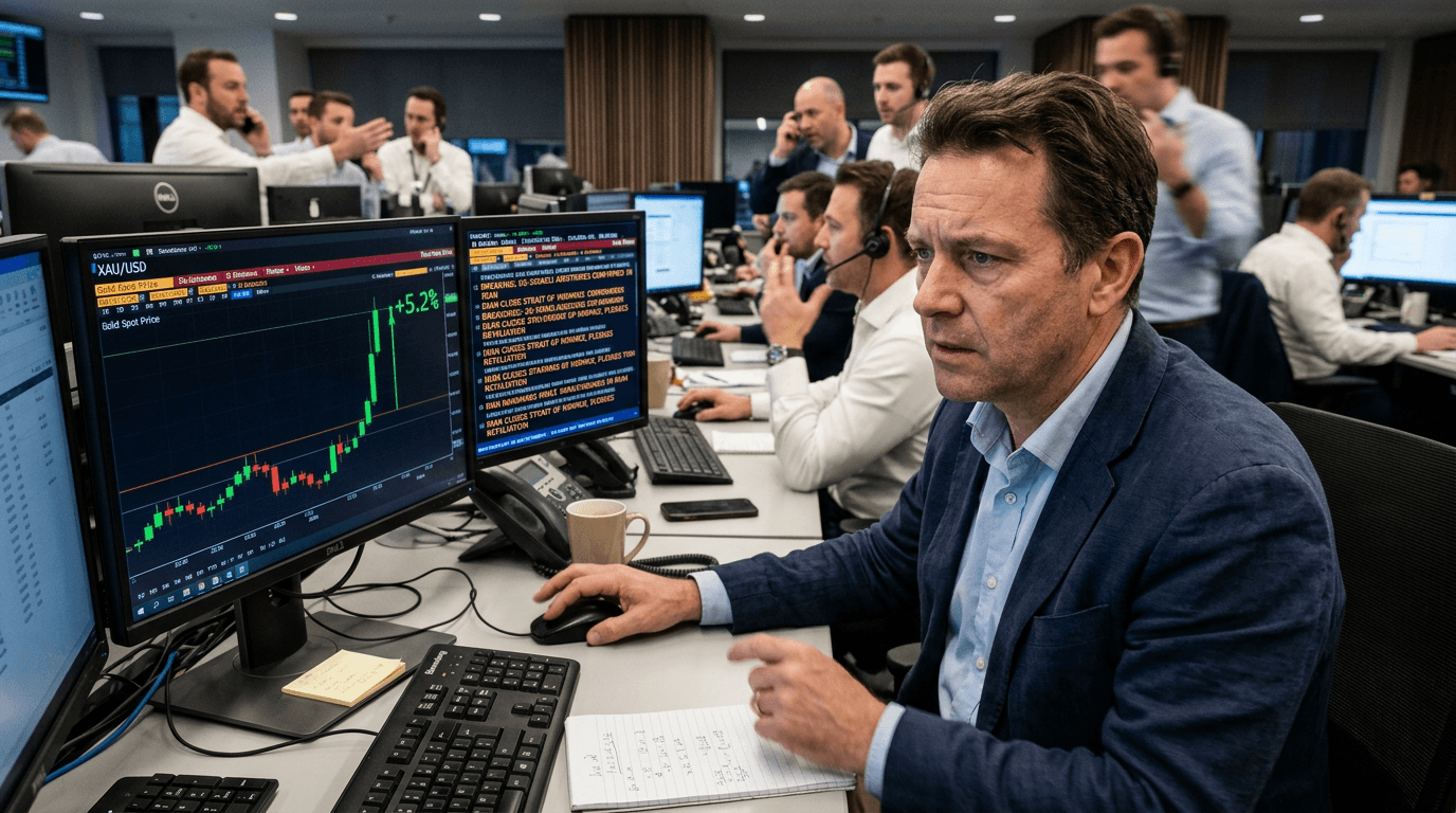 Gold Soars Beyond $5,400 Amid Middle East Turmoil