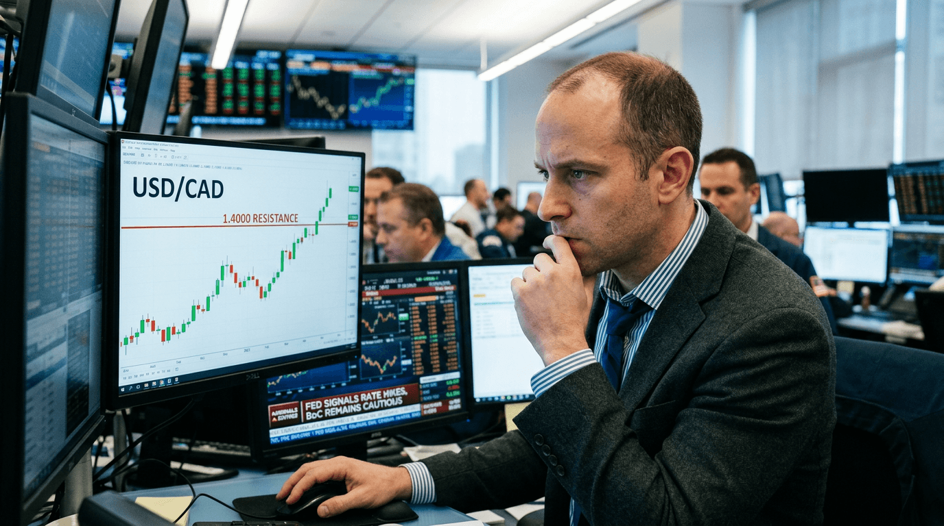 USD/CAD Tests Critical 1.40 Level Amid Dollar Rally and Rate Divergence
