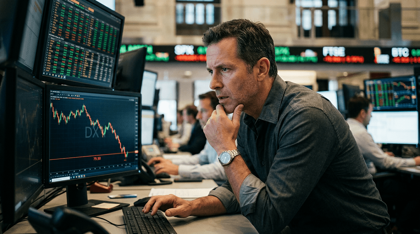 Dollar Index Slips Below 99.50 as Risk Appetite Surges