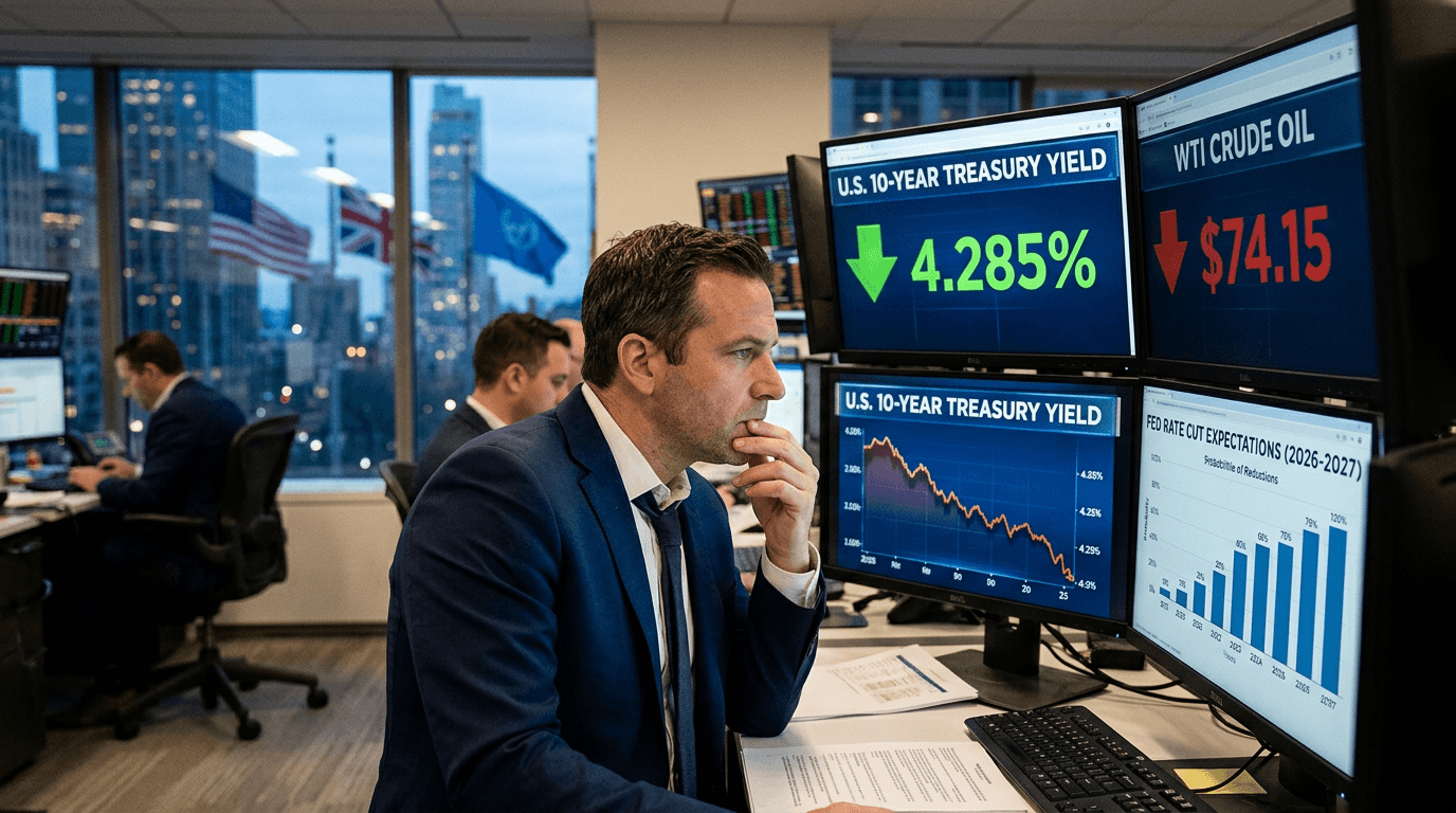 Treasury Rally Signals Return of Rate-Cut Hopes as Oil Shock Fears Subside
