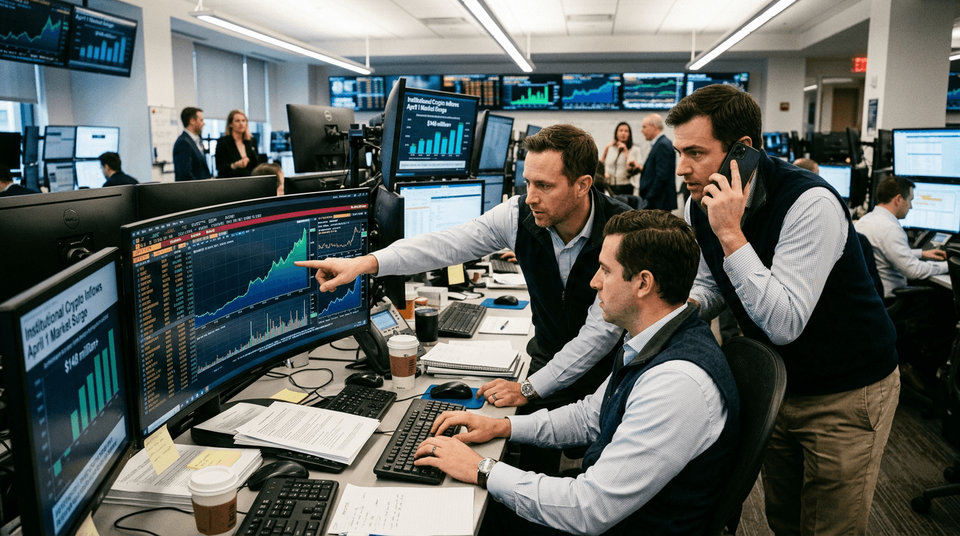 Bitcoin Holds, Ethereum Gains as Institutional ETF Flows Indicate Market Recovery