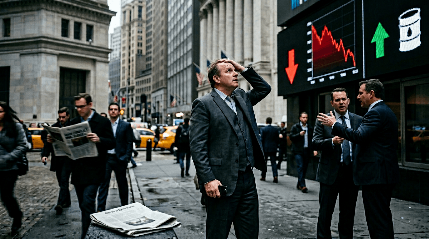 Oil Rally Sparks Stagflation Fears, US Stocks Hit 7-Month Lows