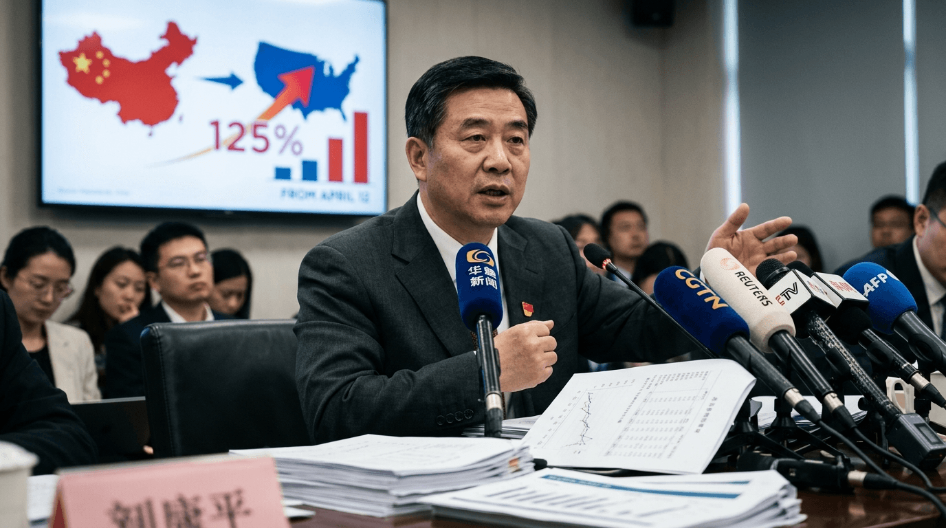 China Announces Tariffs on US Goods Rising to 125% from April 12