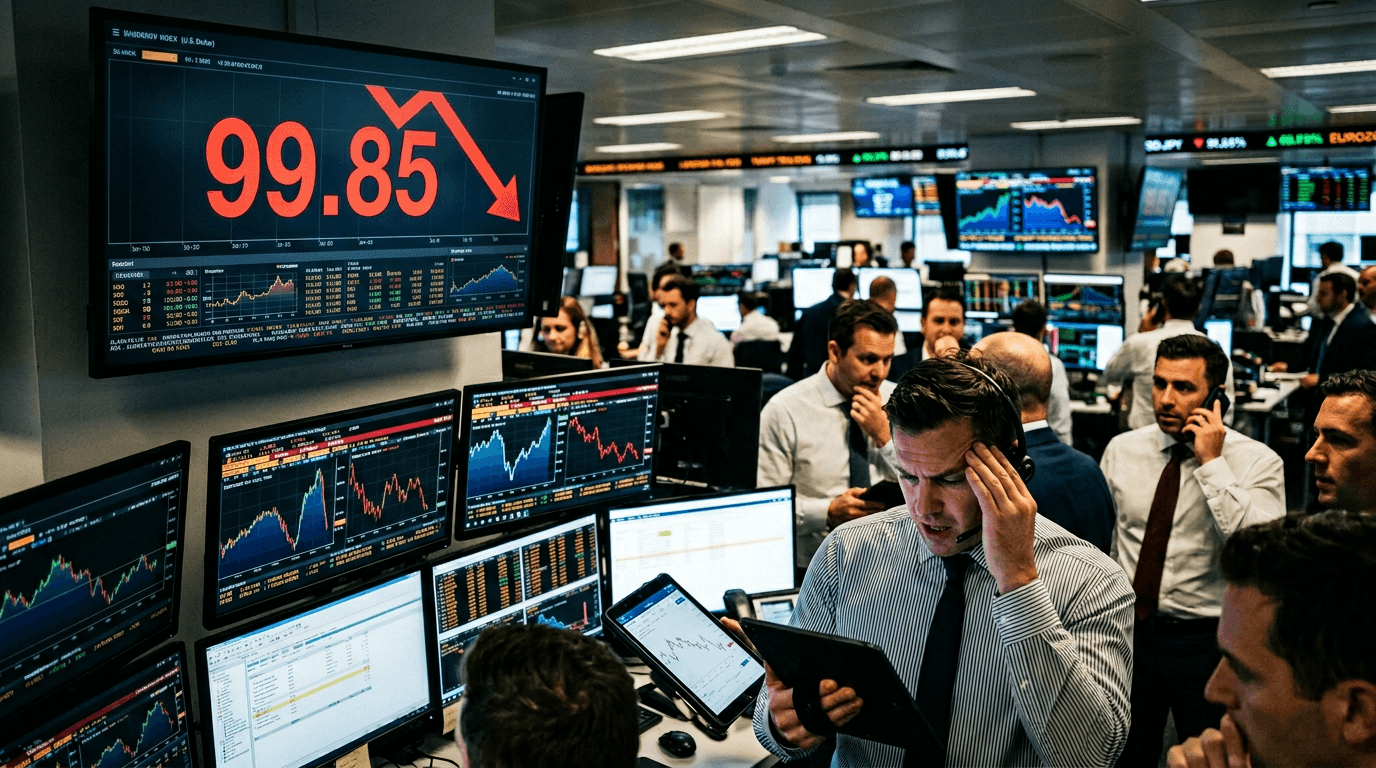 US Dollar Index Drops Below 100: Market Implications and Trading Levels to Monitor