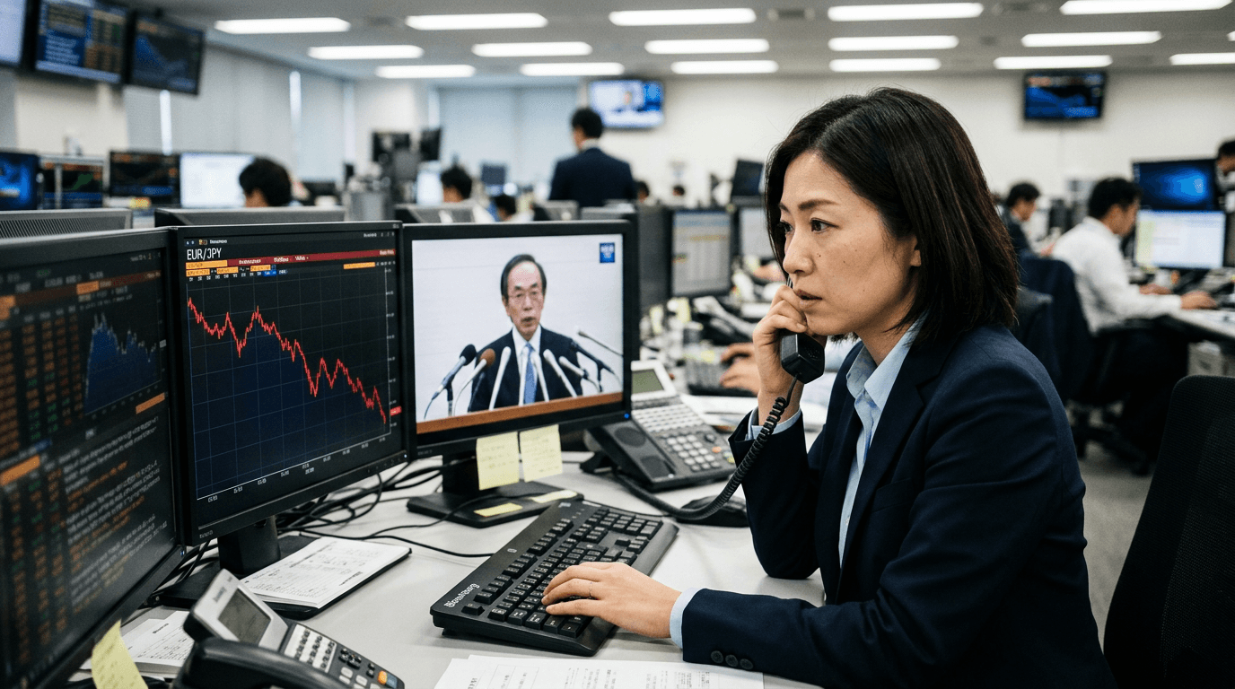 EUR/JPY Falls to Near 184.00 as BoJ Ueda's Comments Lift Japanese Yen