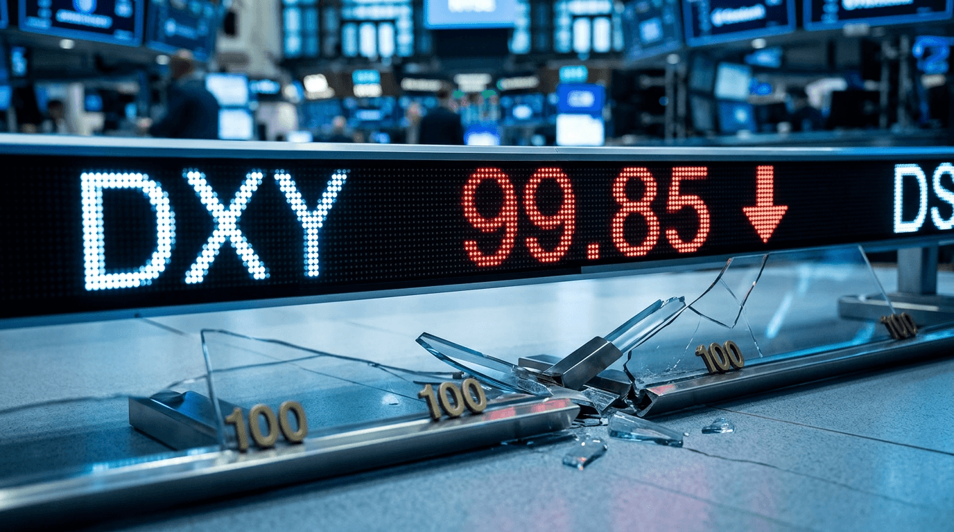 US Dollar Index Breaks Below 100: What This Means for Your Trades