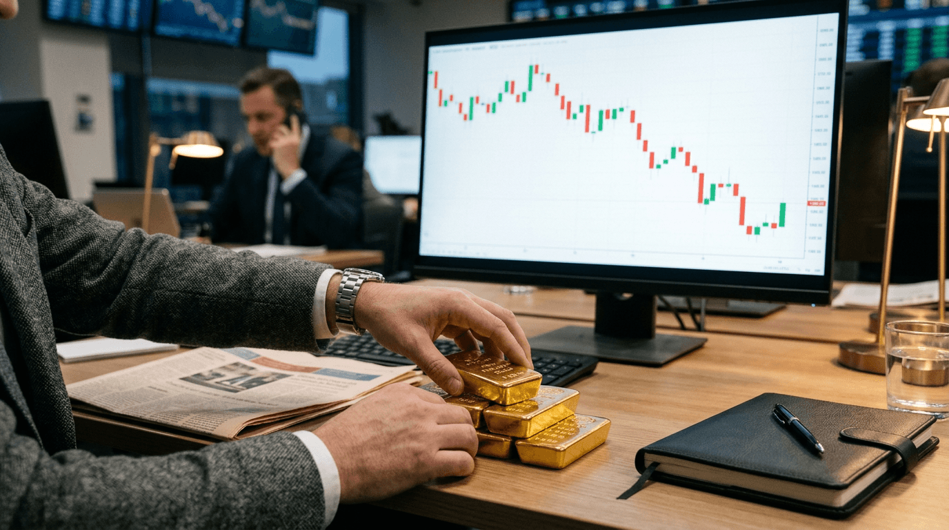 Gold Recovers on Safe-Haven Demand but Faces Weekly Decline