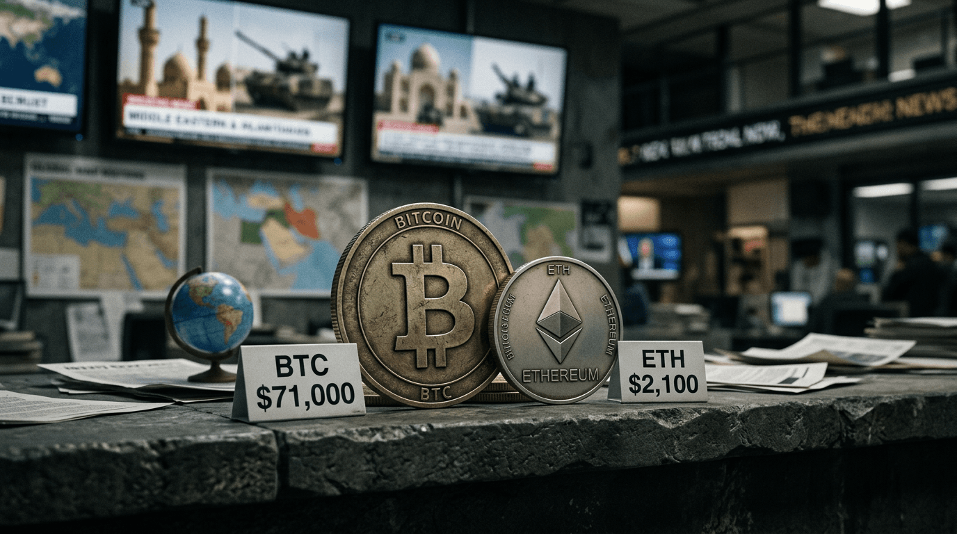 Bitcoin, Ethereum, and Ripple Pull Back 2% Near Key Supports Amid War Risks