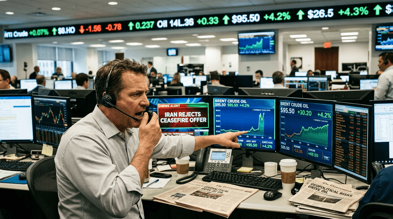 Iran Rejects Ceasefire, Propelling Oil Prices to Multi-Year Highs