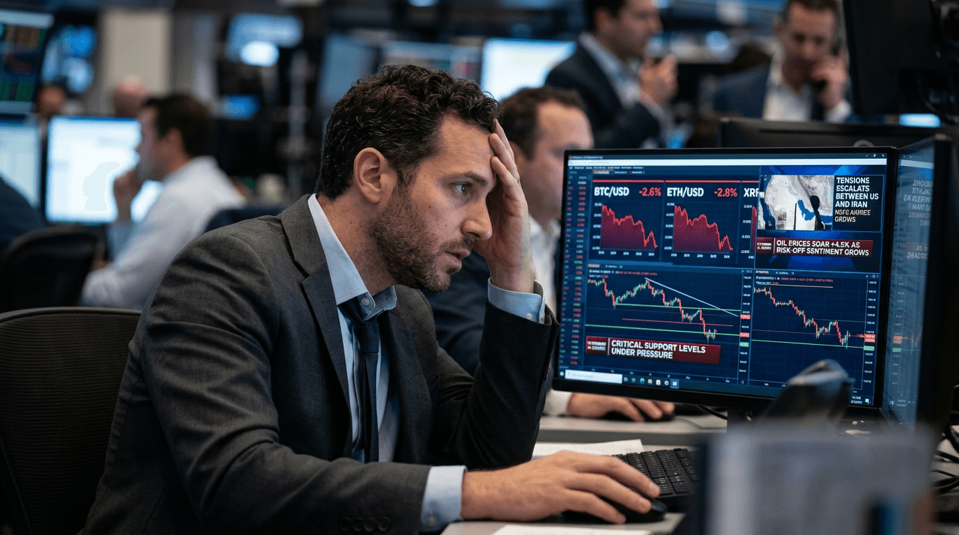 Bitcoin Tests $70K as Geopolitical Risks Send Crypto to Critical Supports