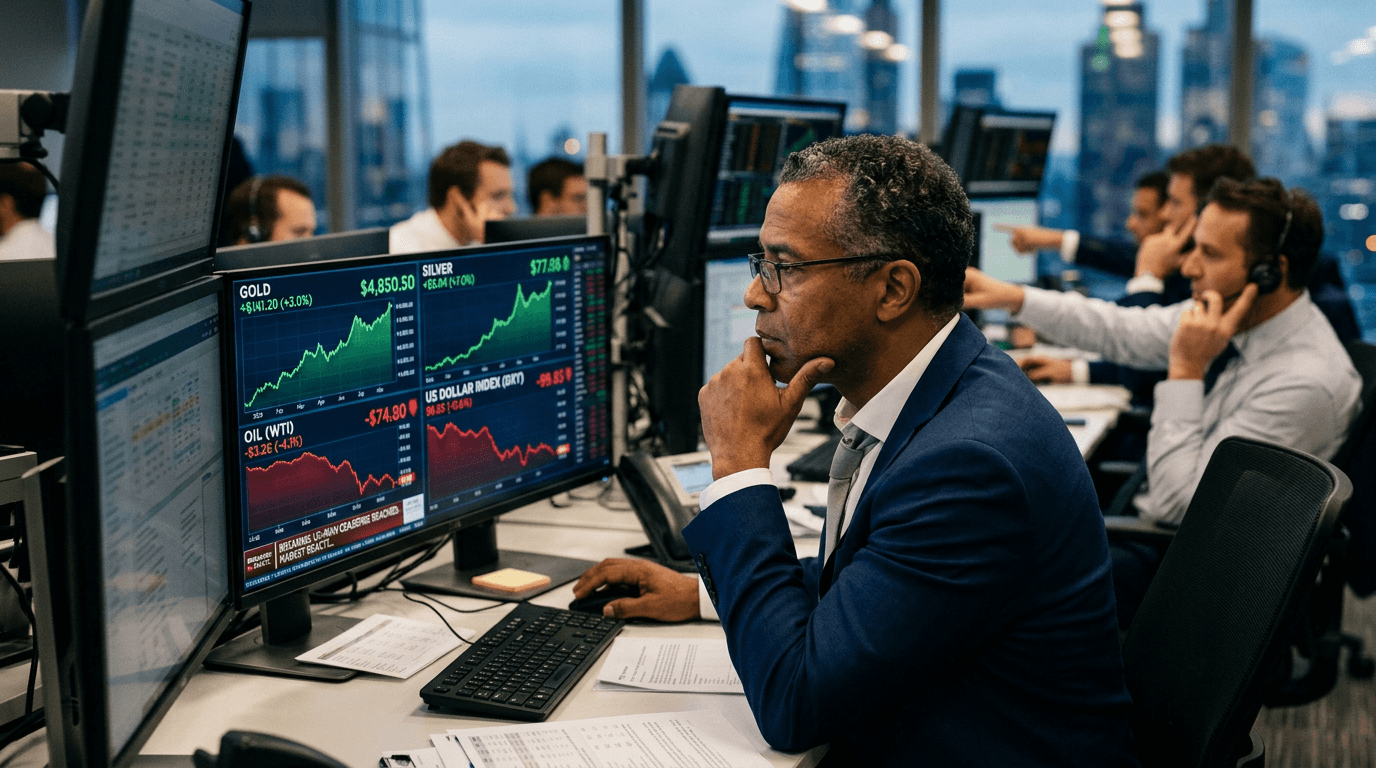 Gold Hits $4,850 as Ceasefire Shock Reshapes Markets and Rate Expectations