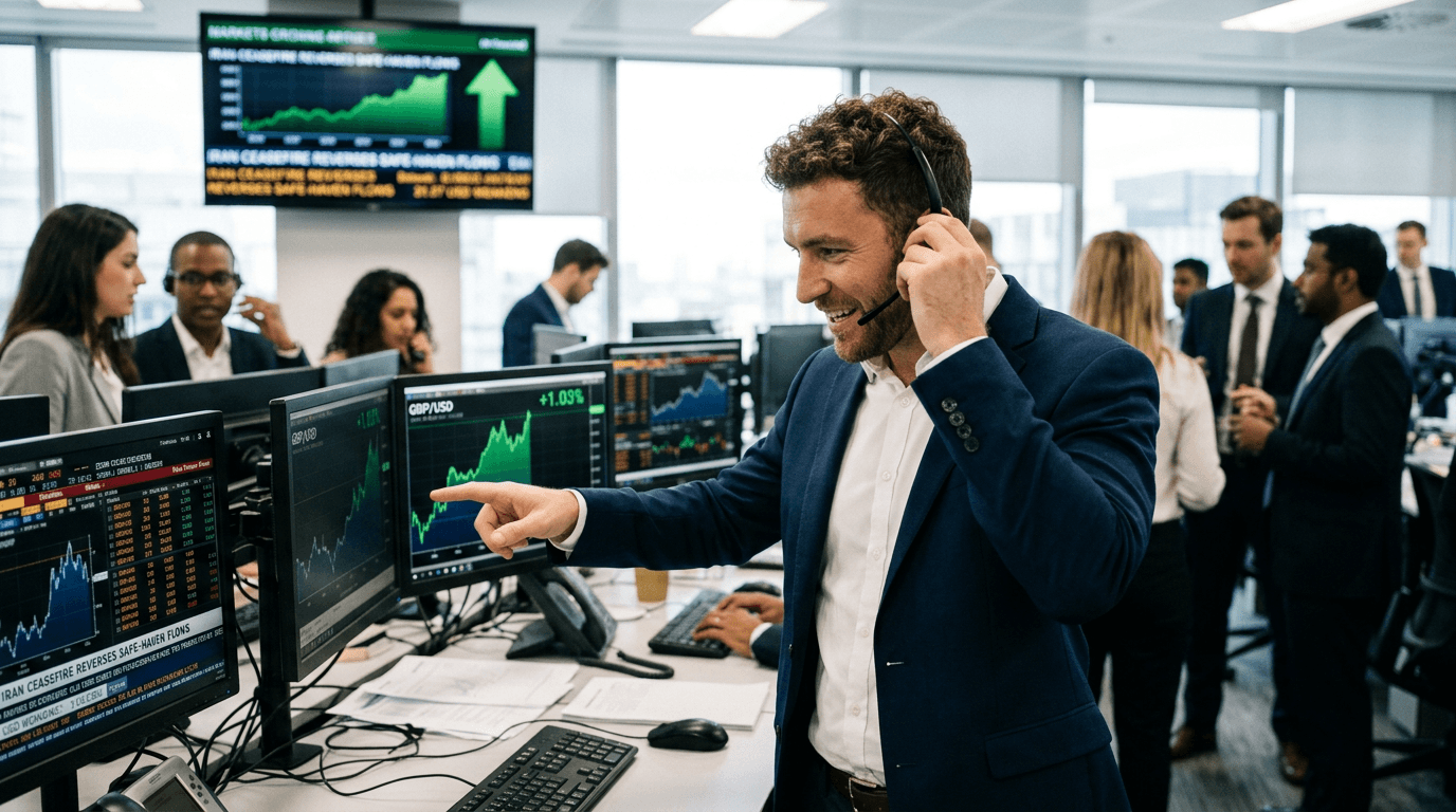 GBP/USD Rockets Above 1.3400: A Market Shift Post-Iran Ceasefire