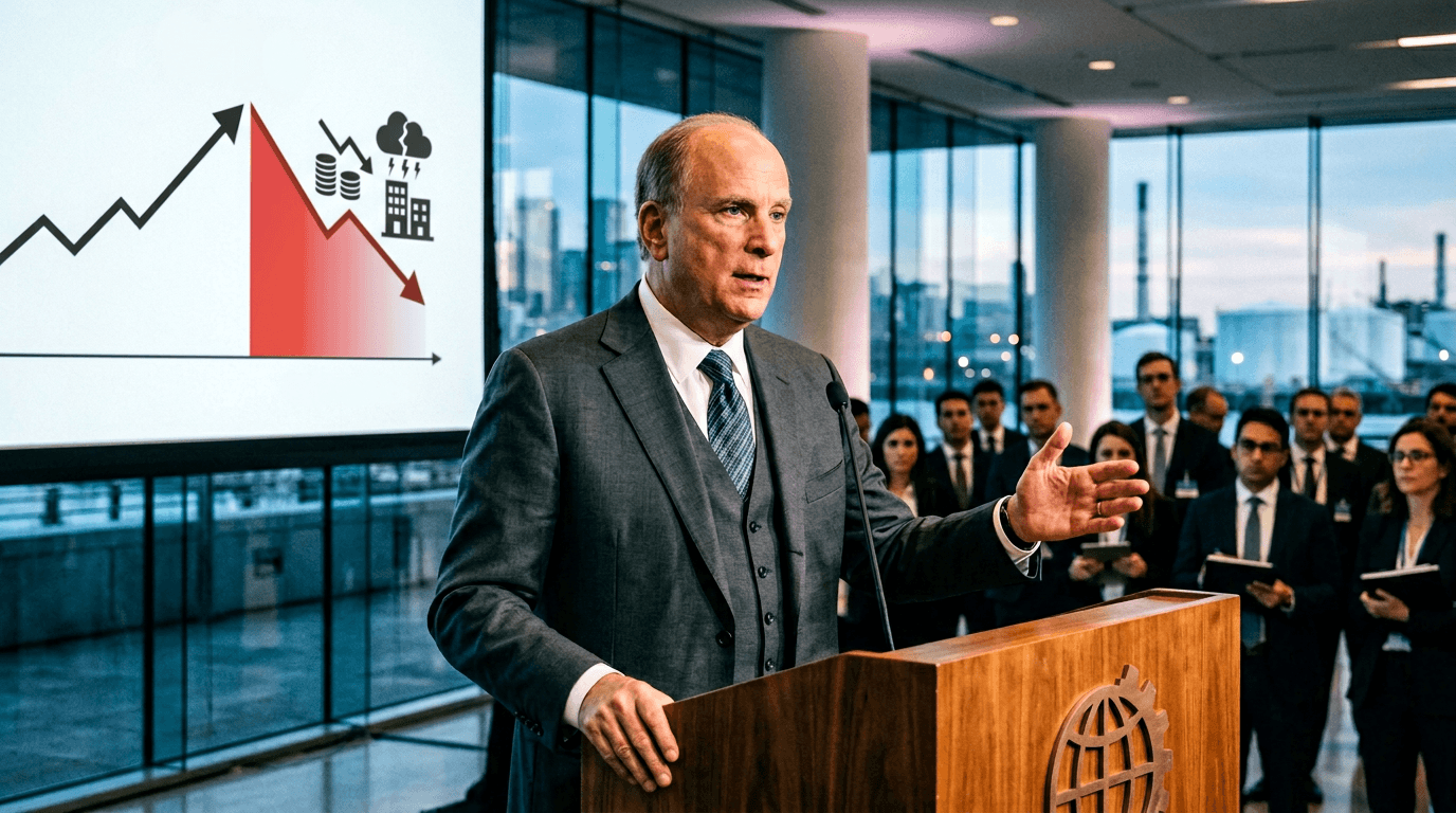 BlackRock's Larry Fink Warns of Global Recession as Oil Prices Loom Over Markets