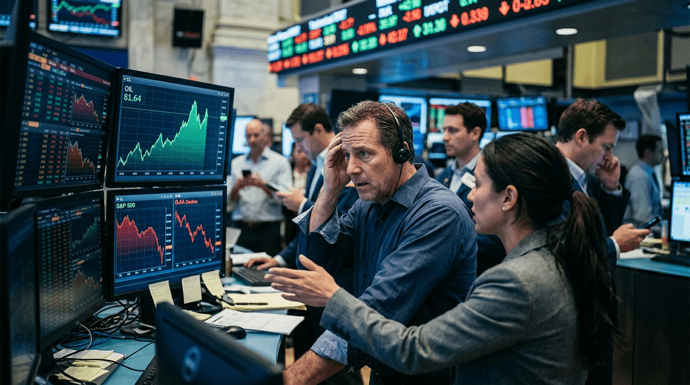 Oil Surges 9% to $81.64 on US-Iran War Escalation, Dragging US Stocks Lower