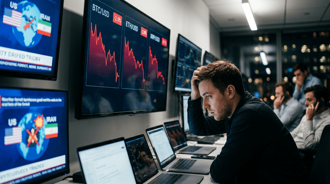 Crypto Majors Test Critical Supports: Bitcoin, Ethereum, XRP Under Geopolitical Pressure