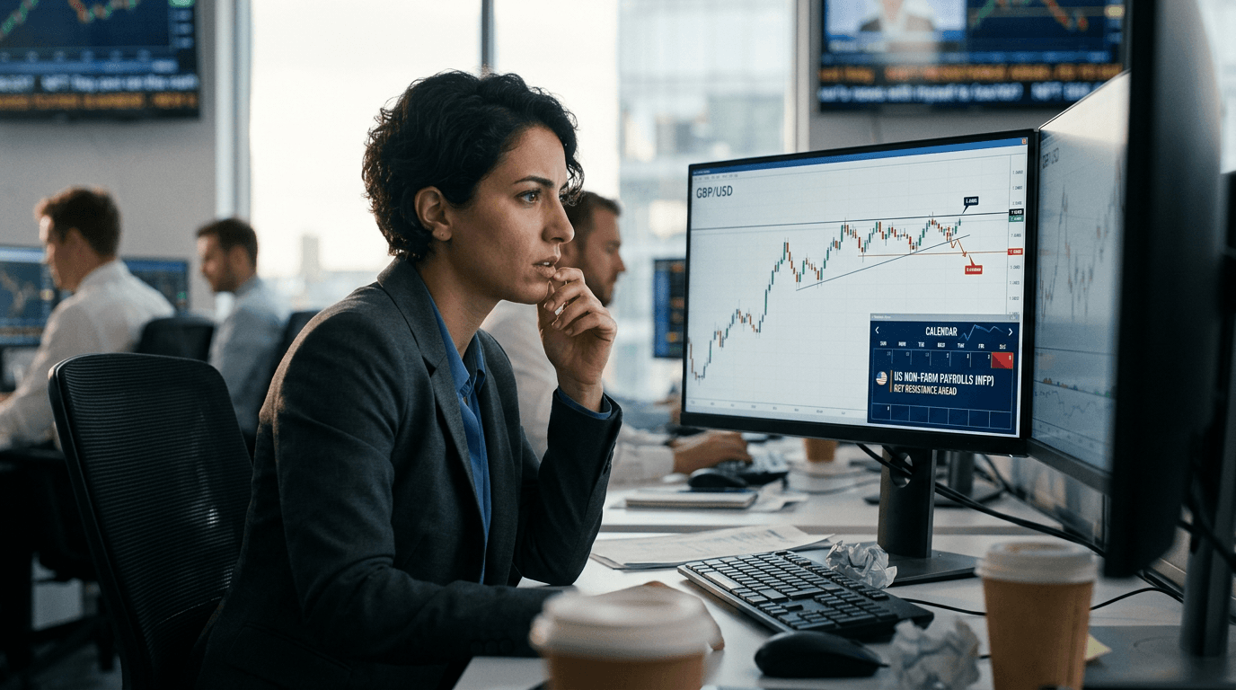 GBP/USD at Crossroads: Trading 1.3400 as NFP Looms and Ceasefire Uncertainty Lingers