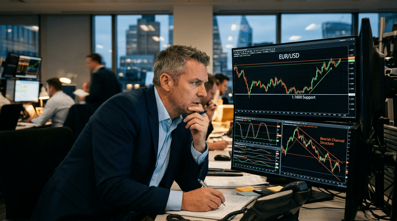 EUR/USD Rebounds to 1.1620: Testing Nine-Day EMA Amid Mixed Technical Signals