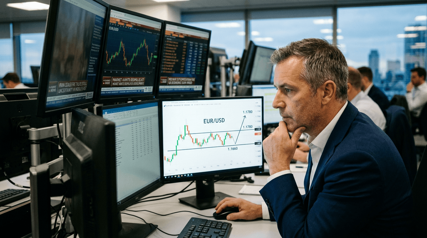 EUR/USD Holds Steady at 1.1660 Amid Geopolitical Ceasefire Uncertainty