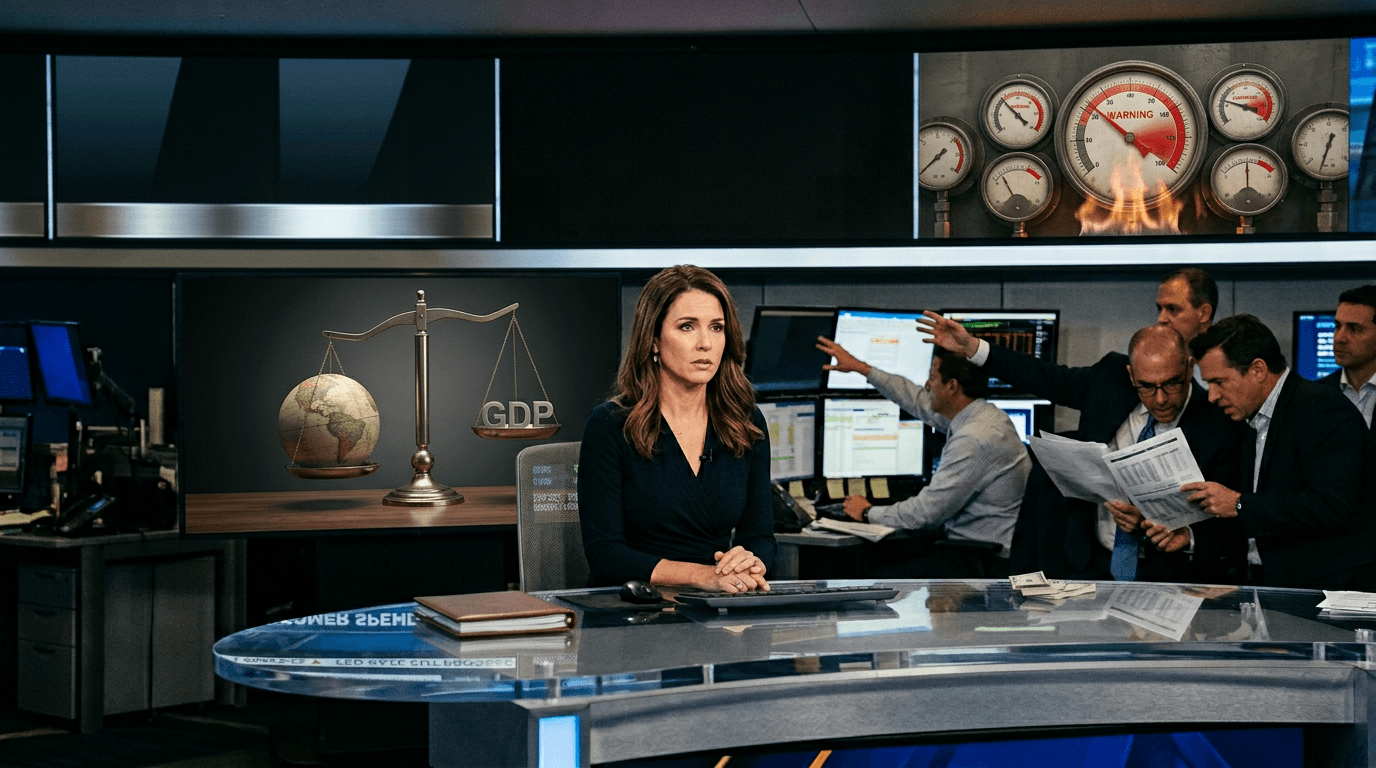 Fed Faces Dilemma as Q4 GDP Slumps to 0.5% While Inflation Remains Sticky