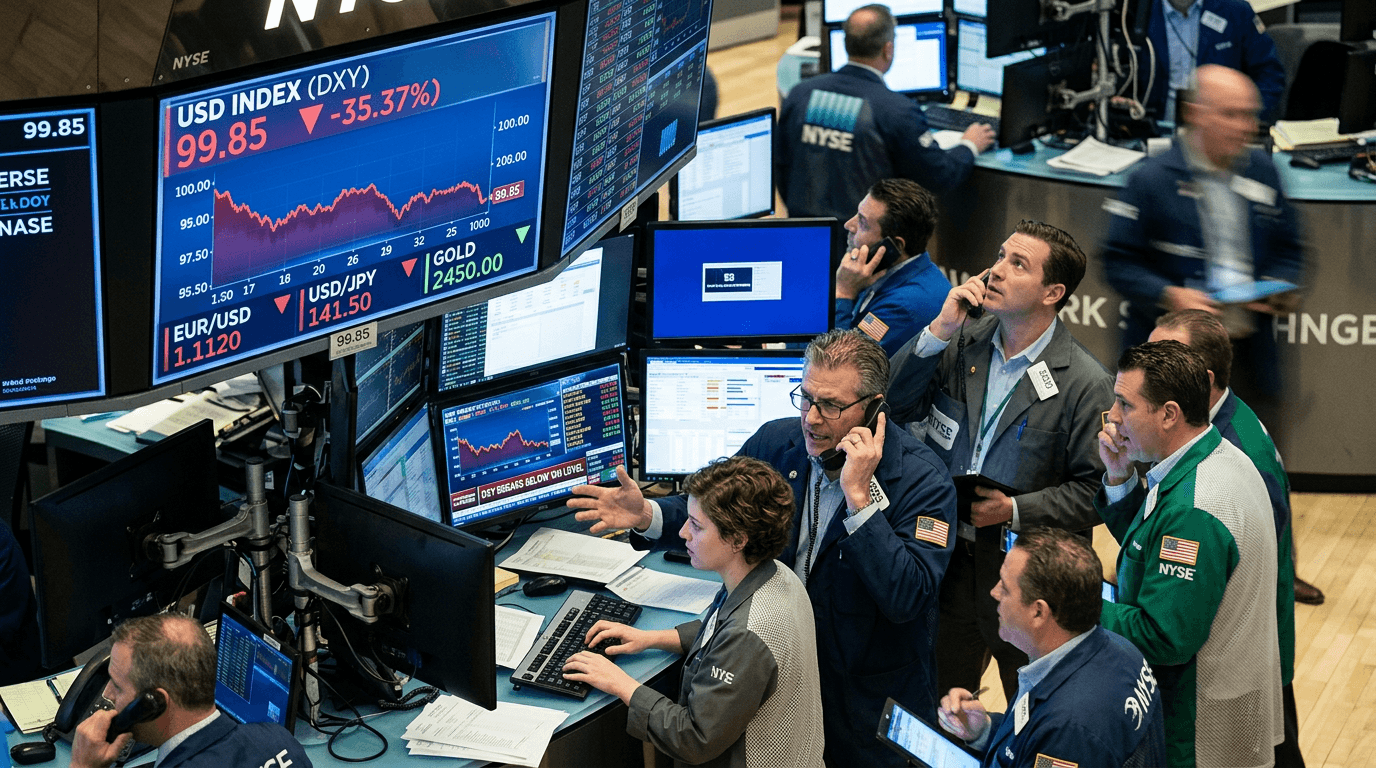 Dollar Index Breaks Below 100: What's Driving the Decline and What Traders Should Watch