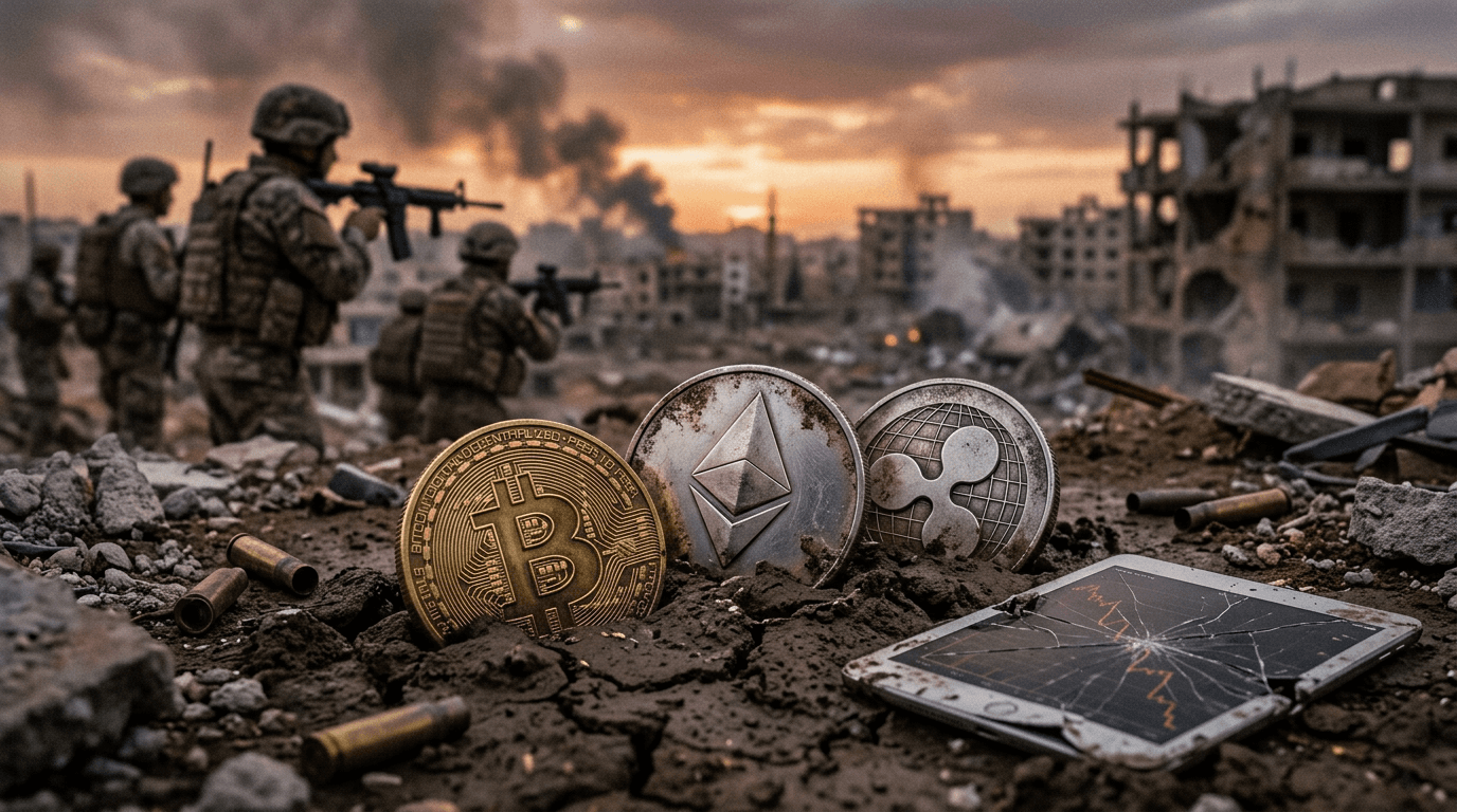Bitcoin, Ethereum, and Ripple at Risk as US-Iran War Prolongs Crypto Pullback