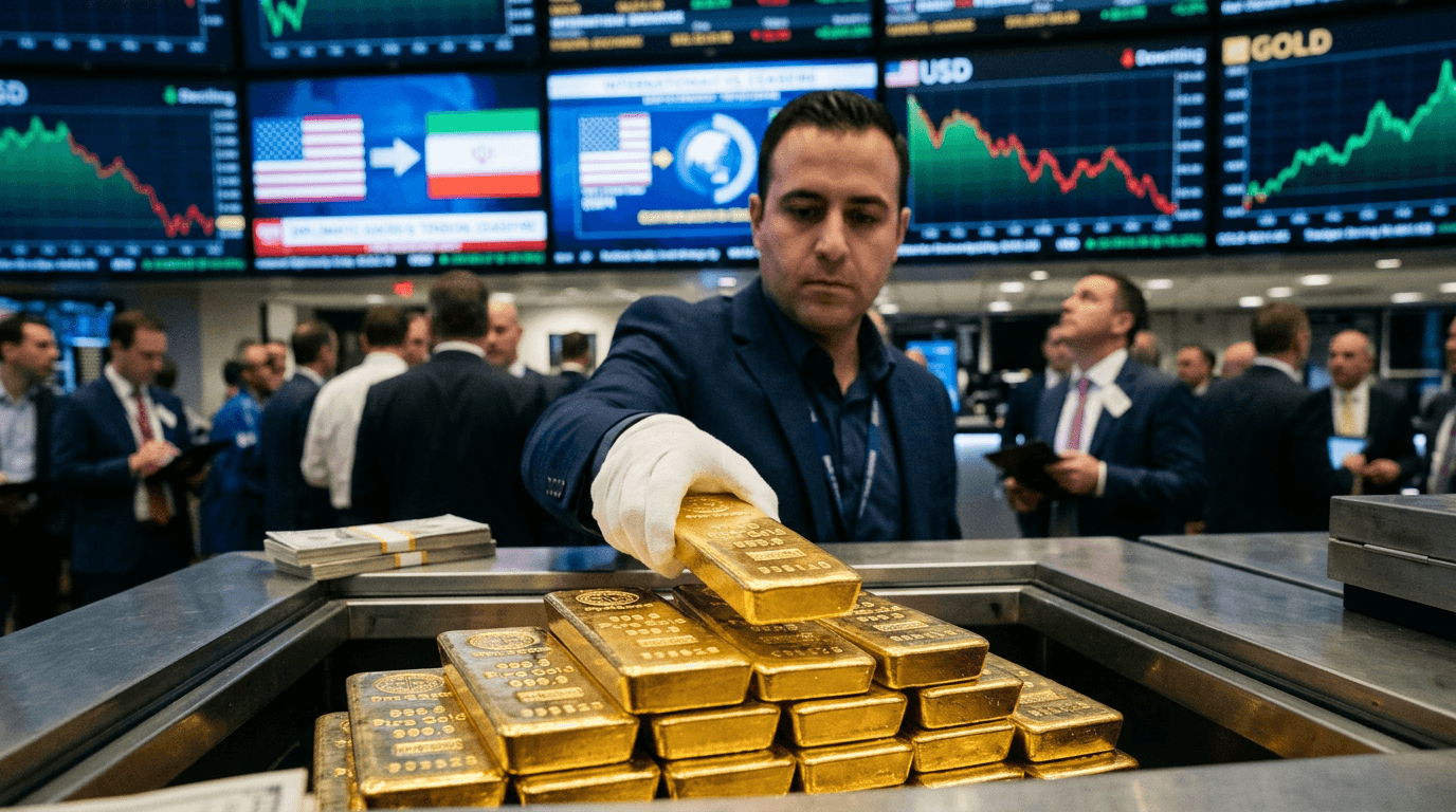 Gold Surges on Safe-Haven Demand as US-Iran Ceasefire Weakens Dollar