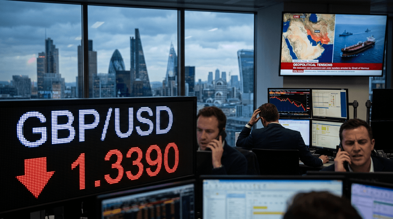 GBP/USD Plummets as Hormuz Blockade Fears Trigger Risk-Off Cascade in Forex Markets