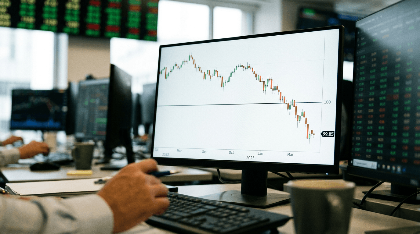 US Dollar Index Falls Below 100 for First Time Since July 2023