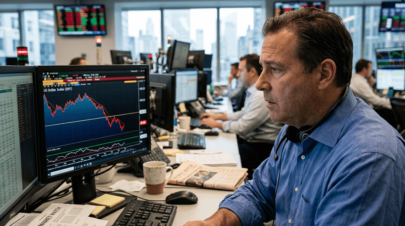 Dollar Falls Below 100 Amid Fed Policy and Trade Tensions