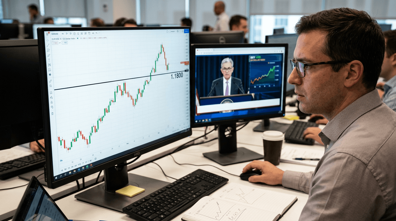 EUR/USD Retreats Below 1.1800: Technical Setup and Trading Implications for Forex Traders