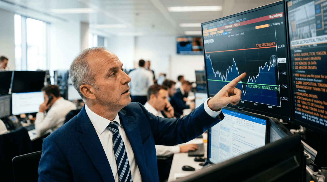 EUR/USD Rebounds From 1.1600 Support, Targets 1.1700 Resistance Ahead of NFP