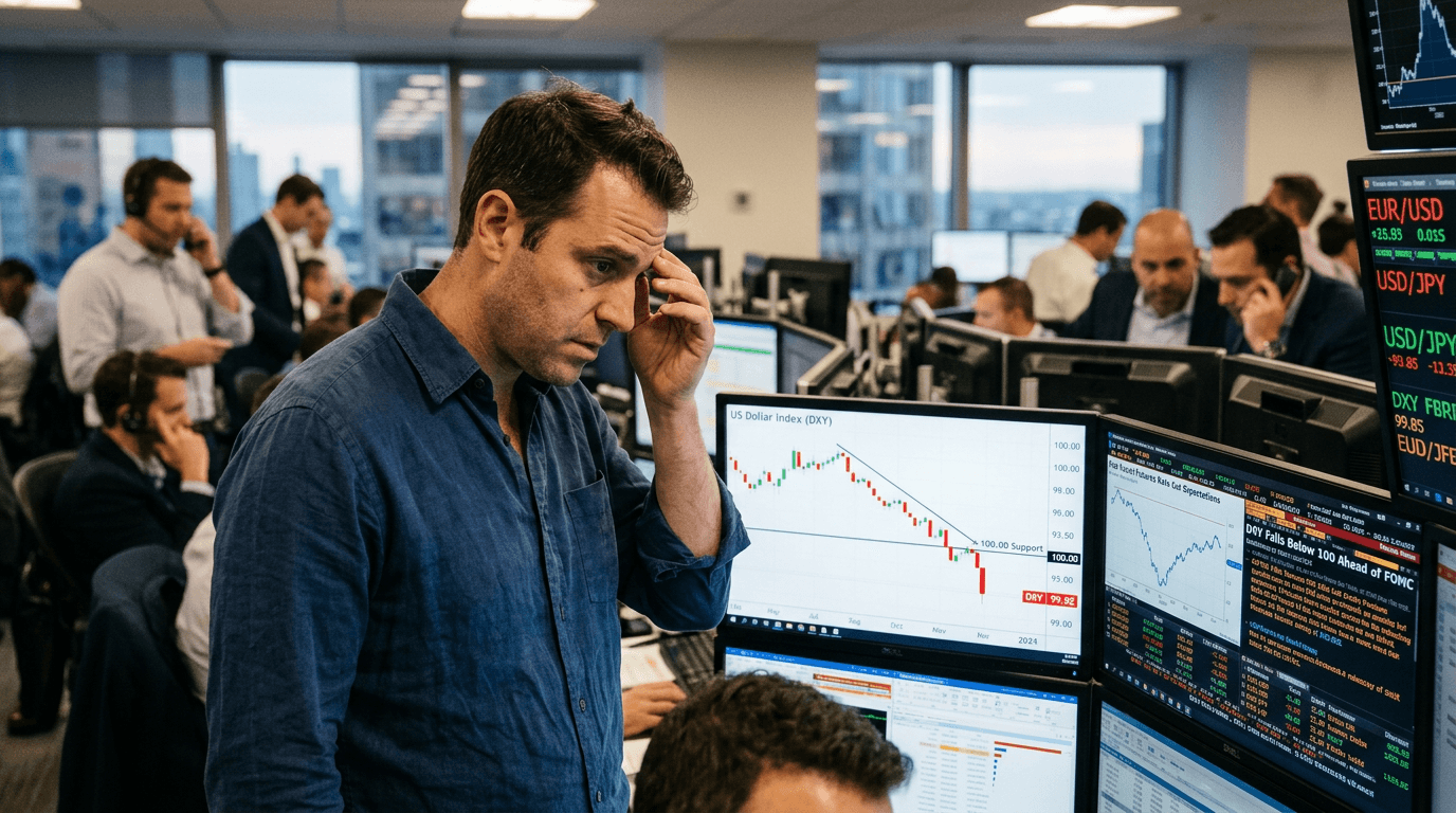 Dollar Index Crashes Below 100 as Political Uncertainty Reshapes Currency Markets