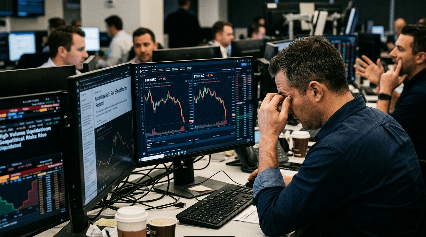 Crypto Markets Cautious Amid Rising Geopolitical Tensions