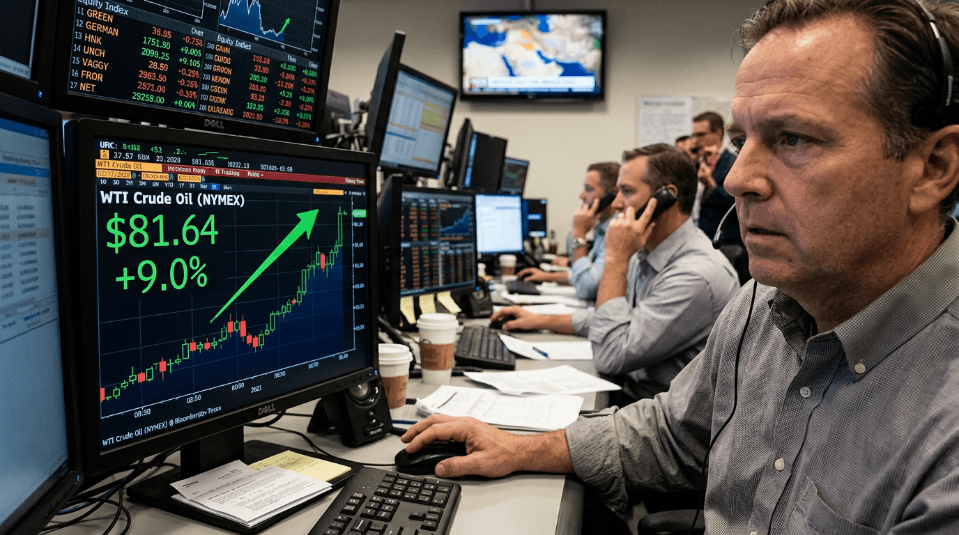 Oil Surges 9% to $81.64 Amid Escalating US-Iran Tensions: What Traders Need to Know