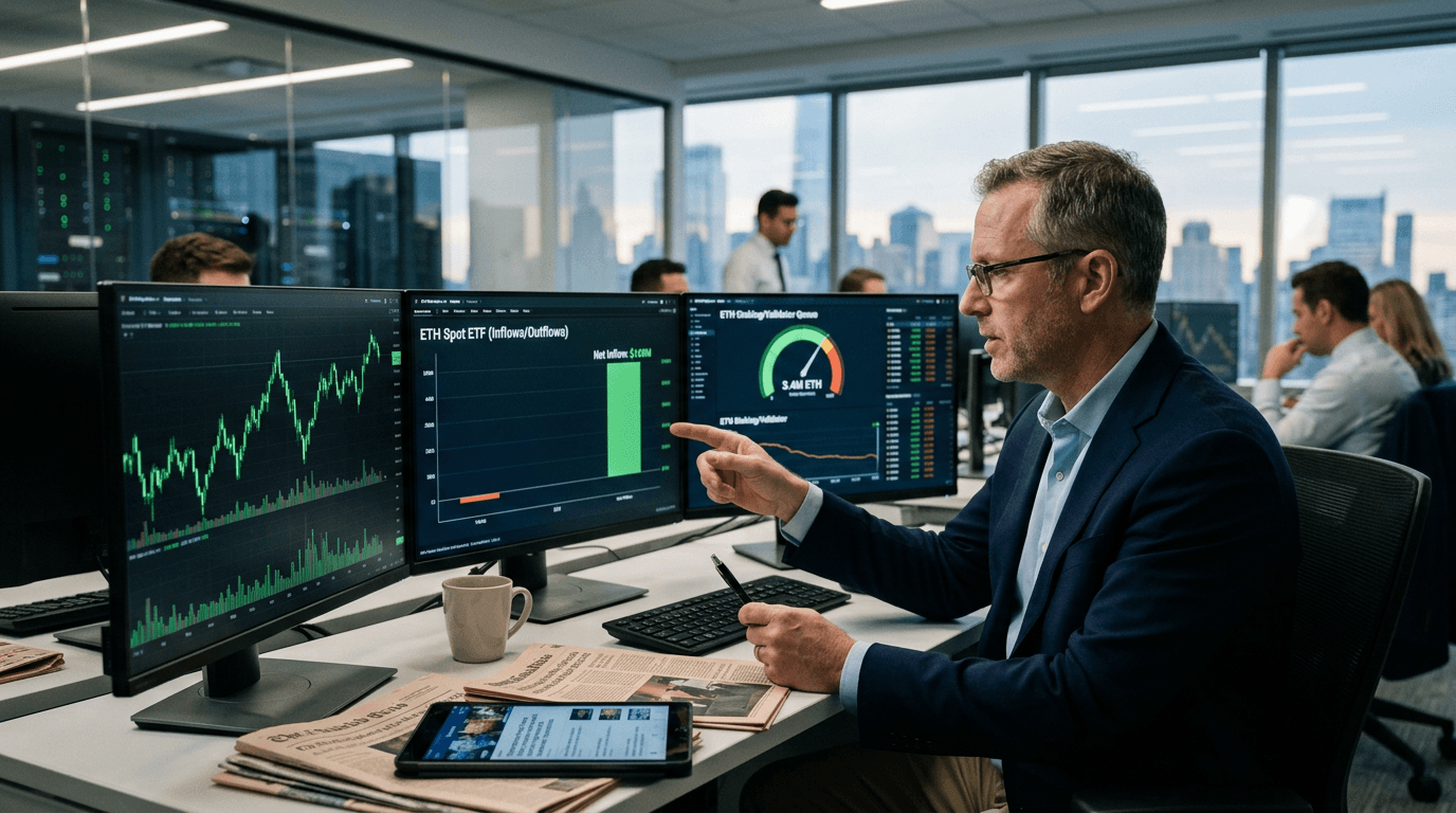 Ethereum ETFs Pull in $169M as Institutional Validators Stake ETH