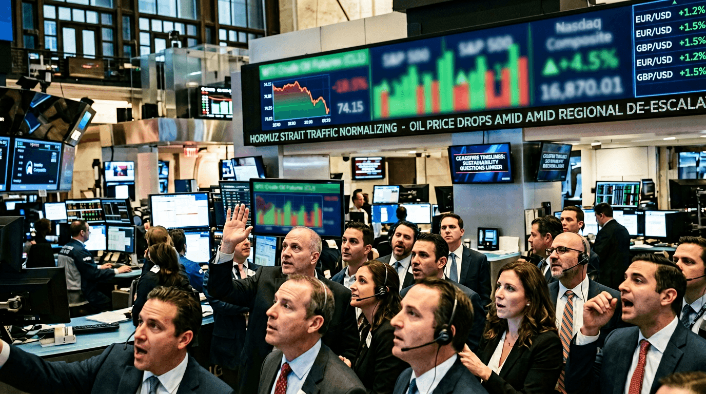 Iran Reopens Strait of Hormuz: Markets Surge Amid Oil Price Collapse