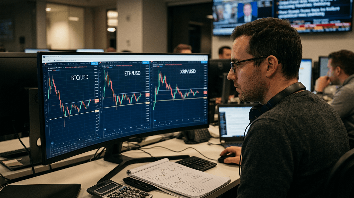 Crypto Majors Approach Key Supports as Geopolitical Easing Influences Market