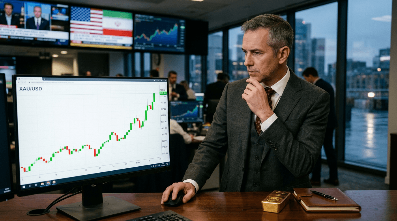 Gold Surges Past $5,391 as Middle East Tensions Drive Safe-Haven Demand