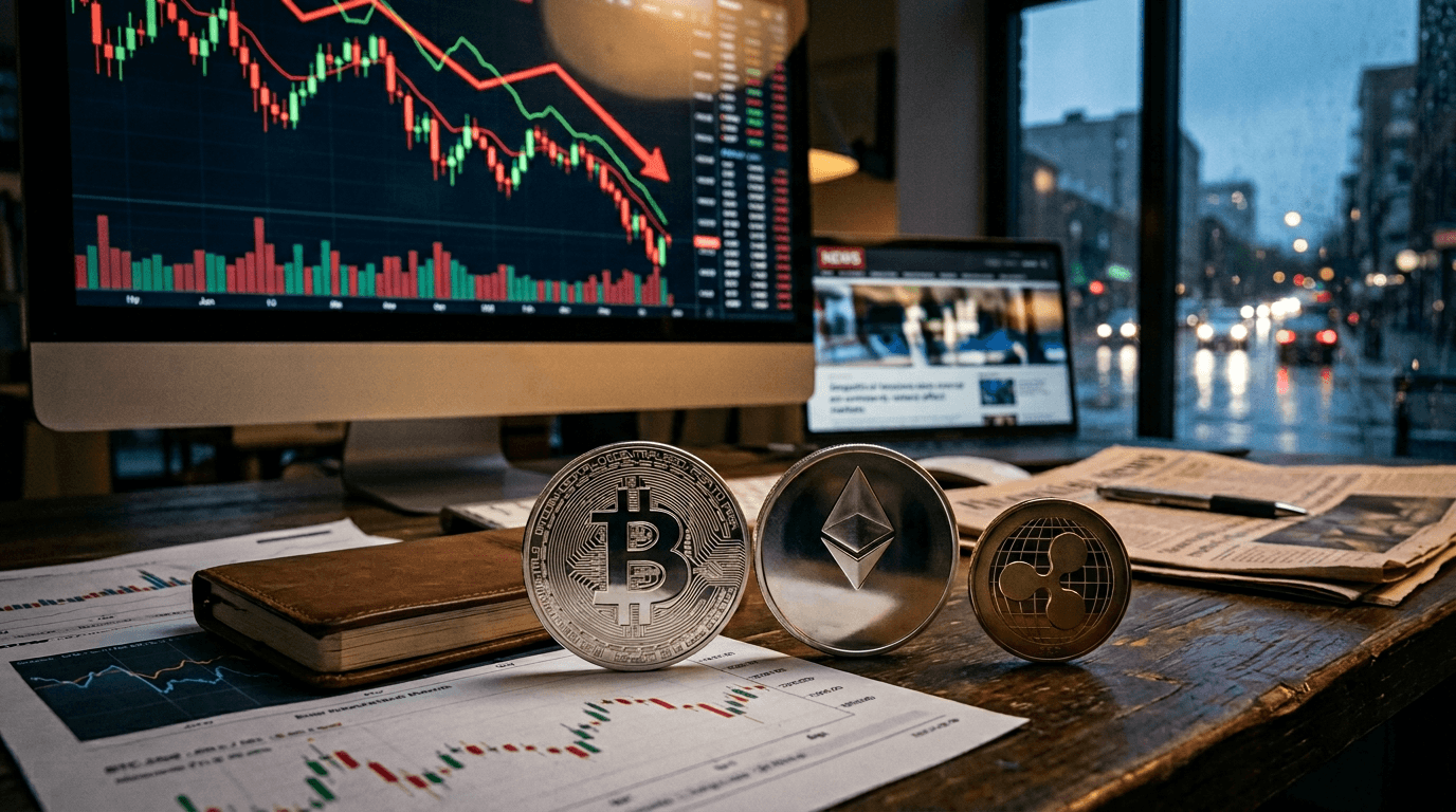 Crypto Giants Test Critical Support Levels Amid Geopolitical Uncertainty