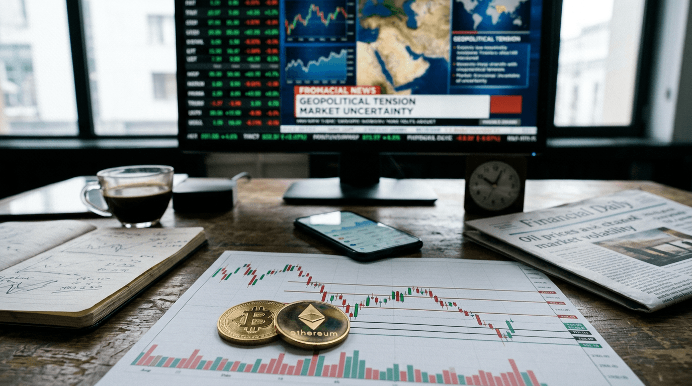 Bitcoin, Ethereum Face Downside Risks as US-Iran War Pressures Crypto Markets