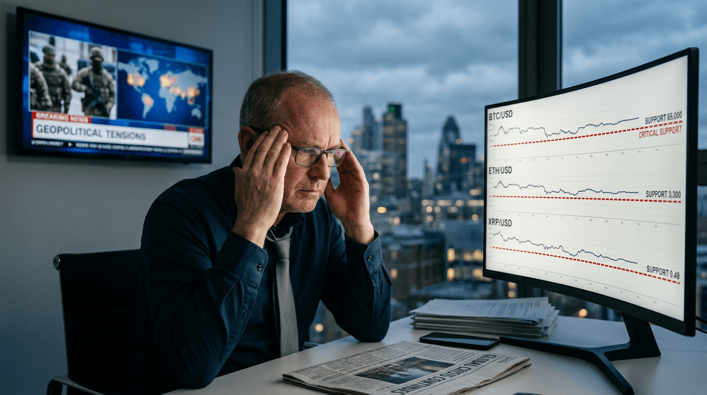 Crypto Majors Hold Key Supports as US-Iran War Tests Market Resilience