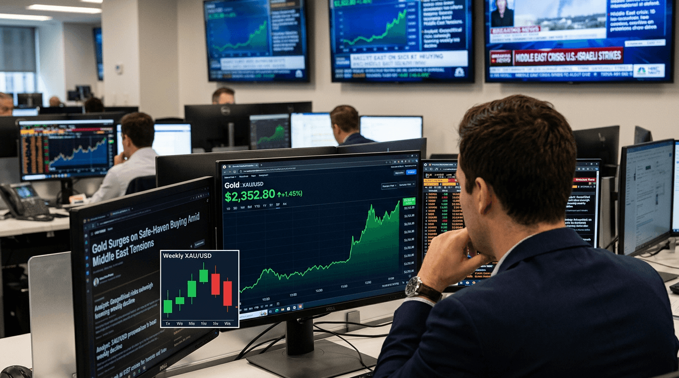 Gold Reclaims Safe-Haven Status Amid Middle East Tensions