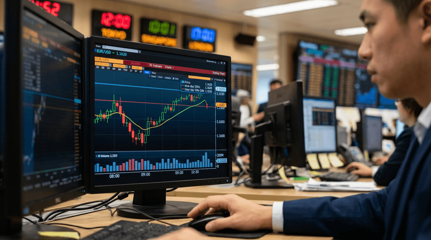 EUR/USD Rebounds from 1.1600 as Nine-Day EMA Becomes Critical Battleground