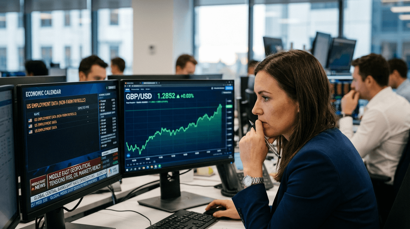 GBP/USD Holds Steady Near 1.3365 as NFP and Geopolitics Drive Currency Markets