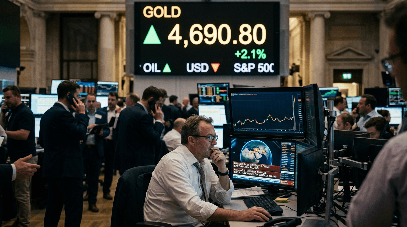 Gold Climbs Above $4,700 Amid Heightened Middle East Tensions