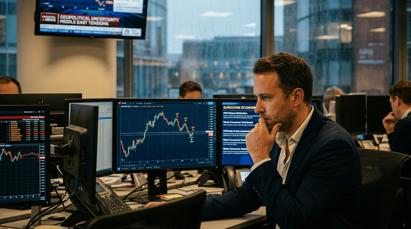 EUR/USD Stabilizes Near 1.1700 Amid Weekly Losses and Technical Weakness