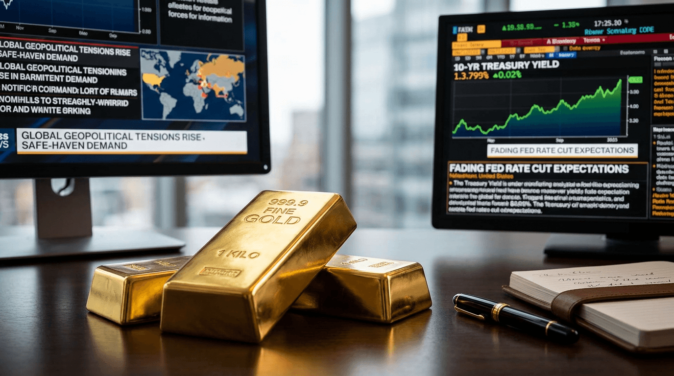Gold at $4,700: Safe-Haven Demand Battles Rising Yields