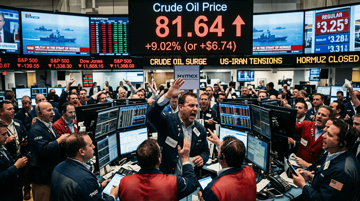 Oil Hits 9-Year High at $81.64 as US-Iran Conflict Disrupts Global Energy Markets
