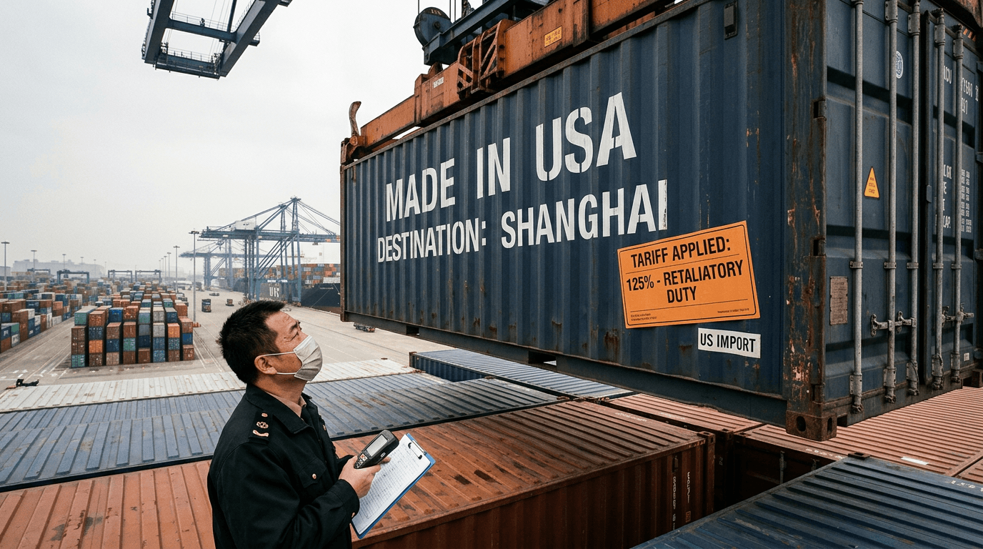 China Escalates Trade War: 125% Tariffs on US Goods Take Effect April 12
