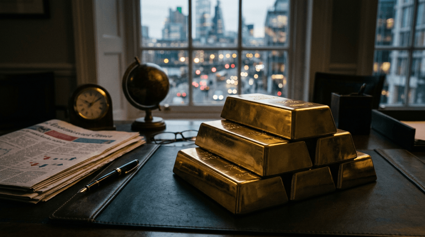 Gold Clings to Gains Above $4,550 on Safe-Haven Demand Amid Energy Pressures